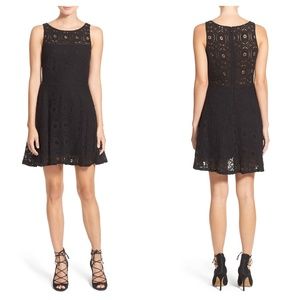 BB Dakota Renley Black Lace LBD Graduation Dress 4